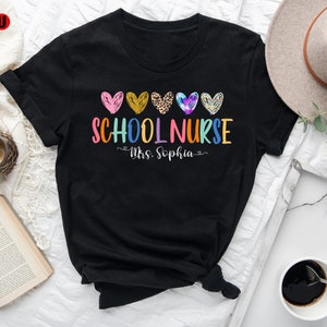 Personalized School Nurse Shirt, School Nurse T-Shirt, Back to School Shirt, School Nurse Tee, School Nurse Gift, Nurse Life