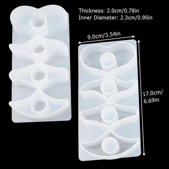 Large Resin Table Mold Set Silicone Tray Molds For Epoxy - Temu