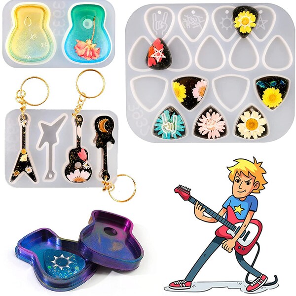 Guitar Pick Mold Etsy