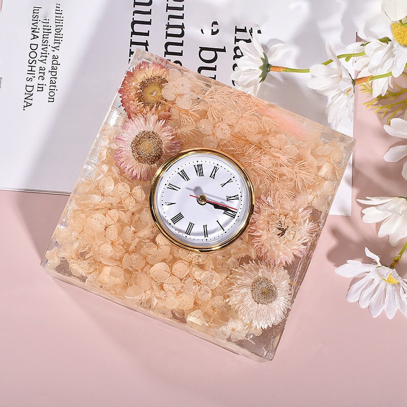 Resin Mold Silicone Clocks | Epoxy Accessories Clock | Epoxy Resin