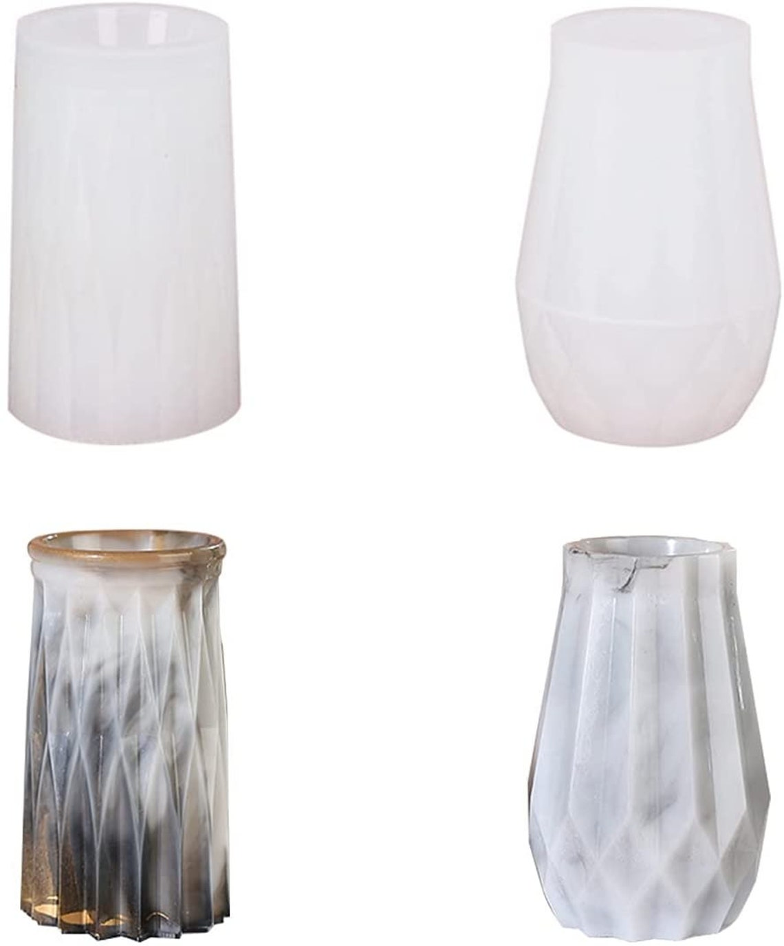 Resin Vase MoldsSilicone Molds for Epoxy Resin Flower Vase Etsy