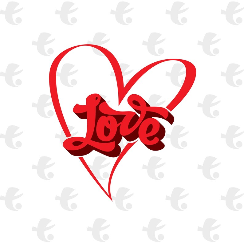 DXF Design or more Silhouette Printing Cut file PNG Cameo Instant download file for Cricut Design Space Love SVG