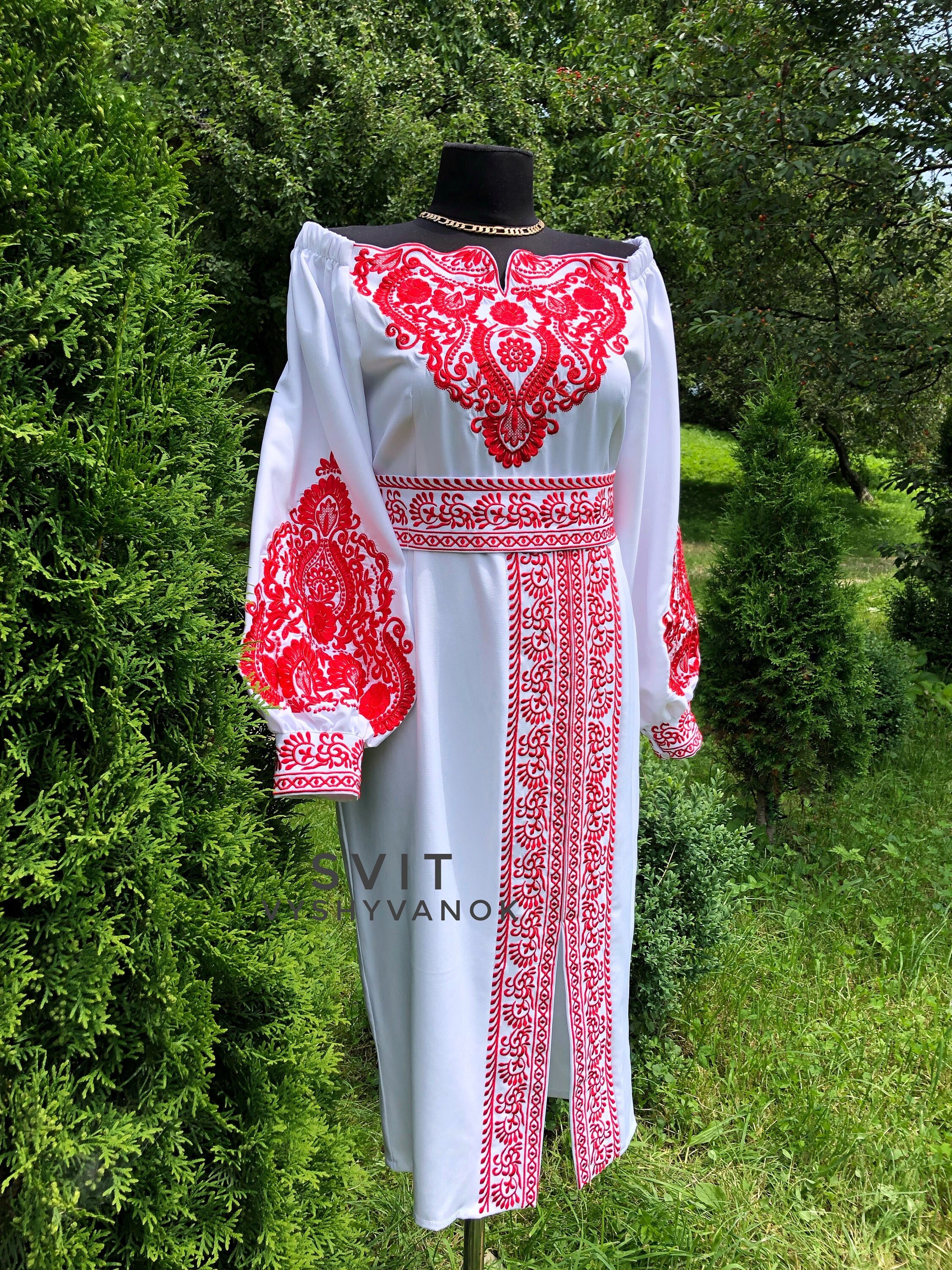embroidered dress midi 5 left main image 1