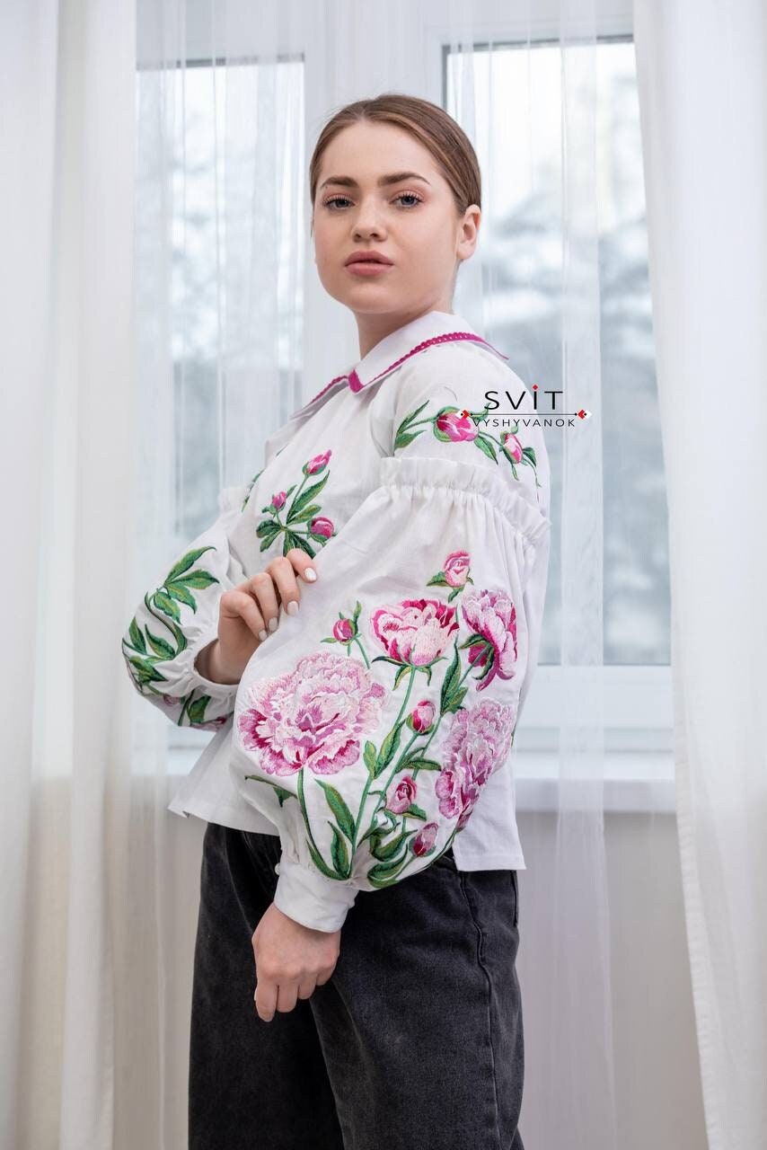 Peony Silk Blouse - Etsy