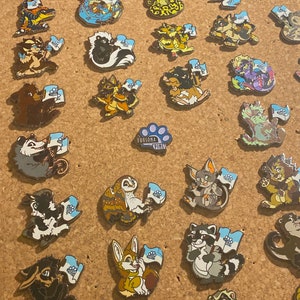 Fursona Pins (FP) Flag Pins