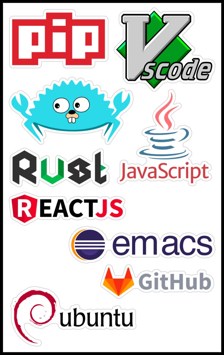 Cursed Programming Sticker Sheet - Etsy