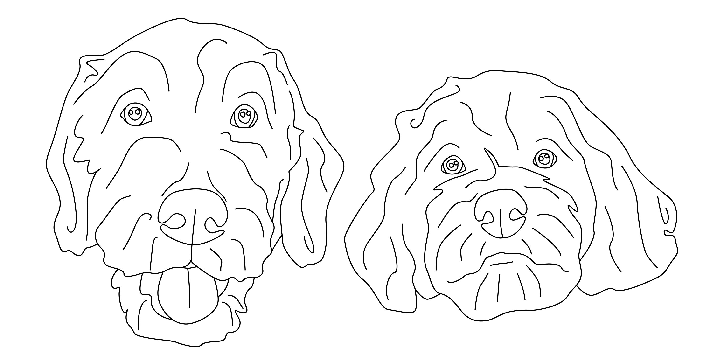 Custom Pet Line Drawing SVG - Etsy