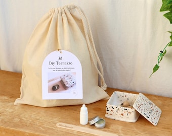 Jesmonite DIY BOX Kit: Create your own Terrazzo jewelry box | Original gift idea | Includes all the tips and tricks