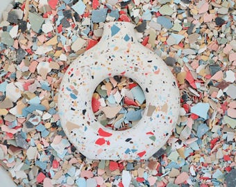 Portion Terrazzo 90g Automne - Éclats Décoratifs Non Toxiques Pour Jesmonite, Résine, Plâtre Et Béton éclats Terrazzo