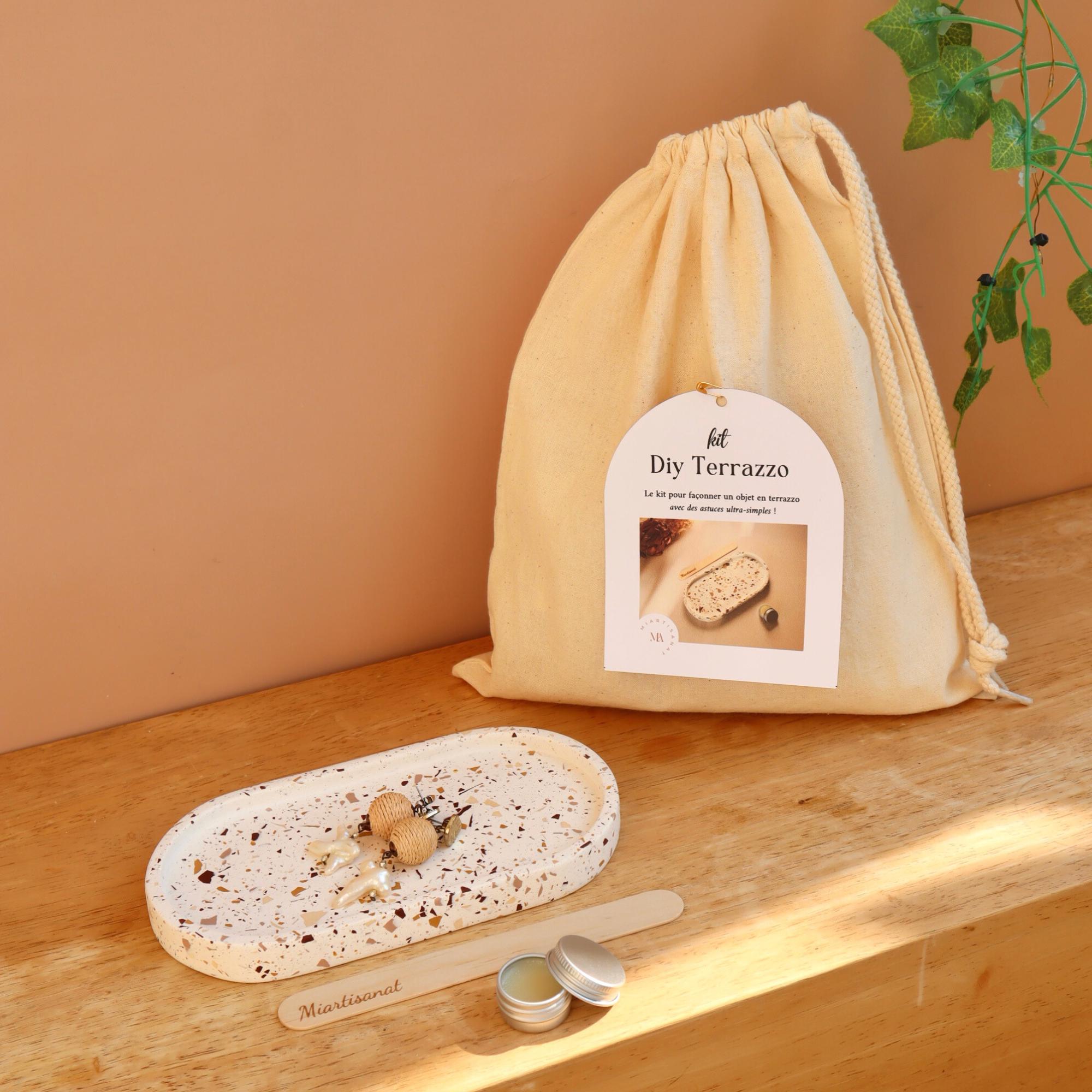 Jesmonite DIY Bowl Kit: Create your own Terrazzo Bowl | Unique Gift Idea | Includes tips and tricks