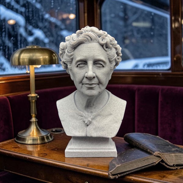 Agatha Christe Bust - 3D Print