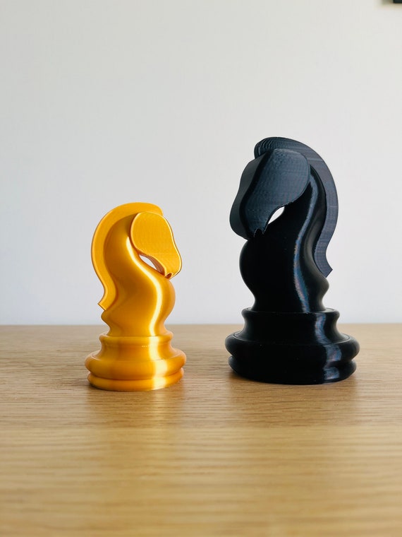 Cavalier Noir à l'unité pour Echecs géant 60 cm - BCD Jeux