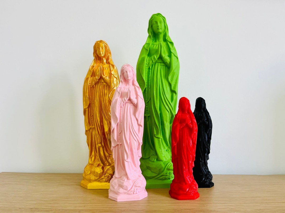 Virgin Mary Pop Art 6 Sizes 3D Print