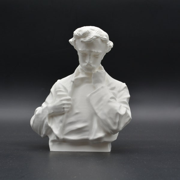 Buste d'Edgar Allan Poe - Impression 3D