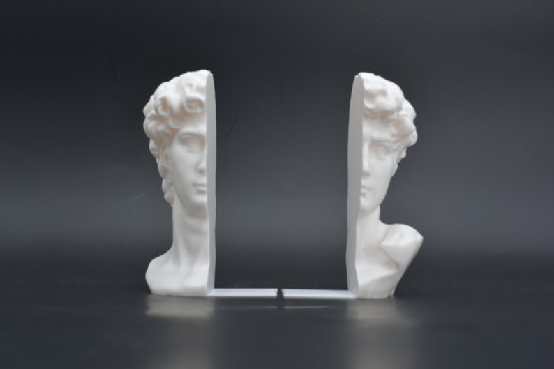 Paar David-Buchstützen 3D-Druck Bild 2
