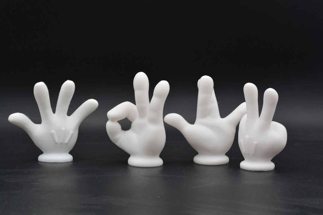 Mickey Mouse Hand - 3D Printing - Etsy