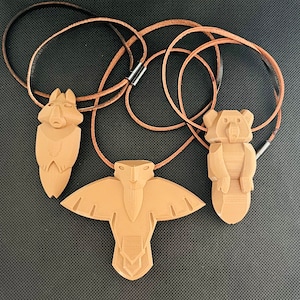 Collana Totem Bear Brothers - Stampa 3D