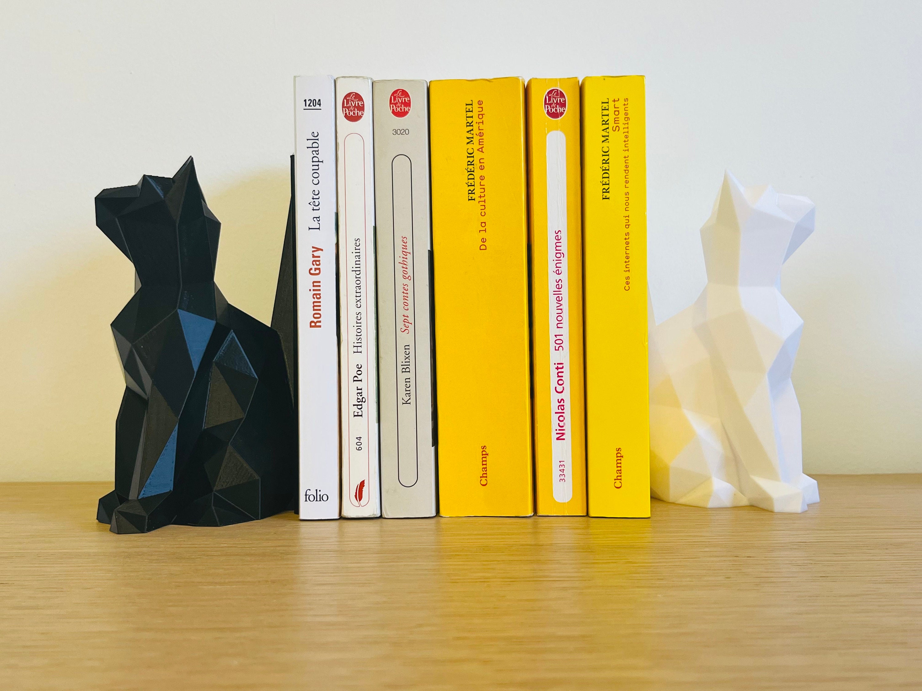 Serre Livres Chat Etsy France