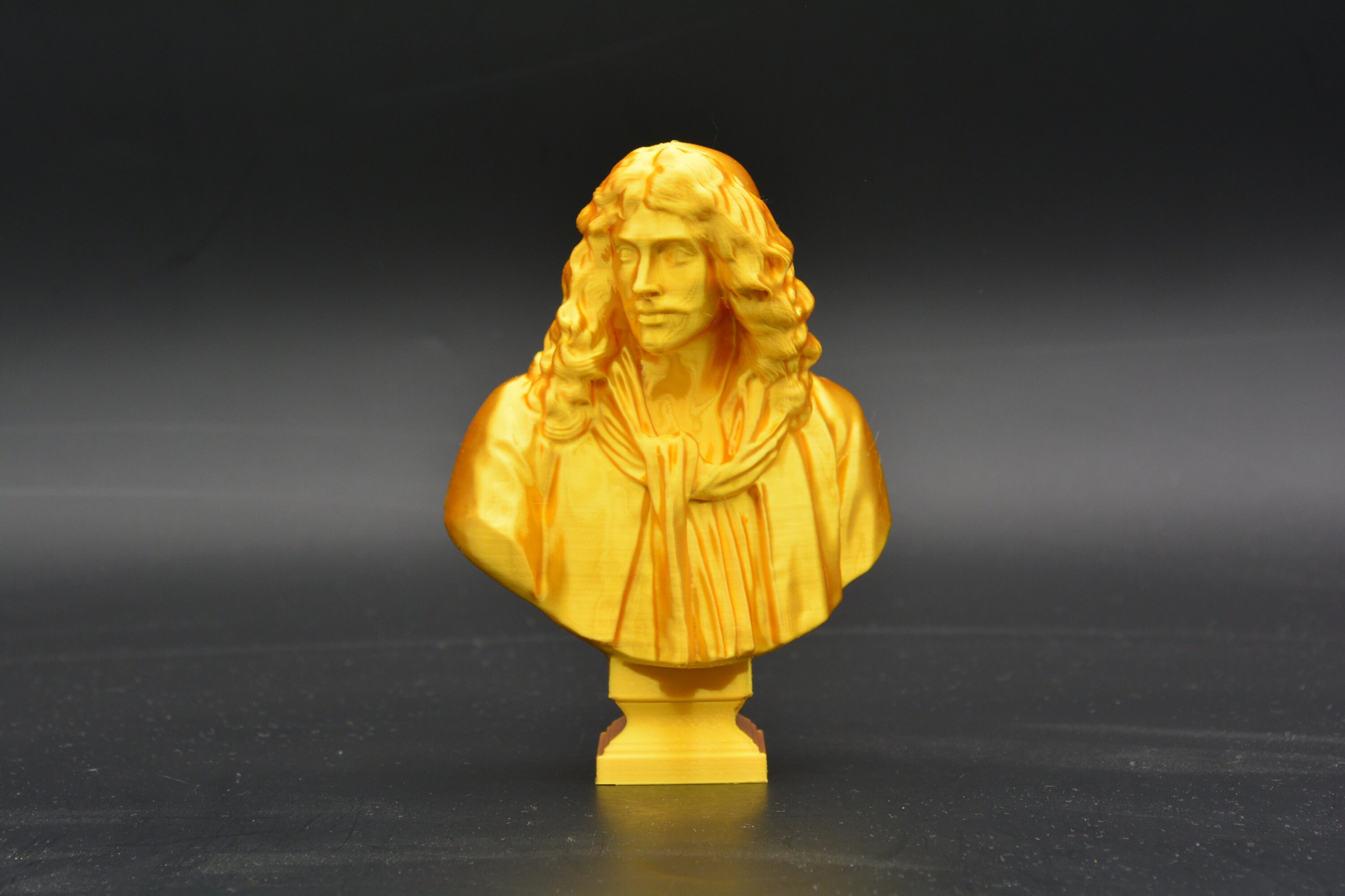 Sculpture En Plâtre Patiné . Buste de Molière Sculpture En Plâtre Patiné . Buste de Molière