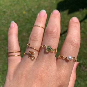 Rings of Life Set in Gold (5 Rings) - Etsy