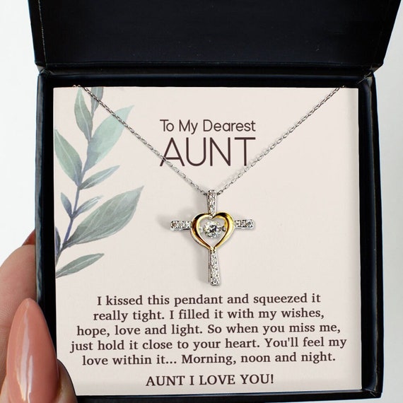 Aunt Necklace Aunt Gift From Niece 