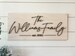 Modern Farmhouse Family Name Sign, Personalized Gift for Newly Engaged Couple with Wedding Date and Last Name, Farmhouse Wall Decor Foyer 