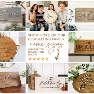 Personalized Wedding Gift for Couple, Custom Last Name Sign with Wedding Date, Farmhouse Pallet Sign for Bridal or Couples Shower Gift image 10