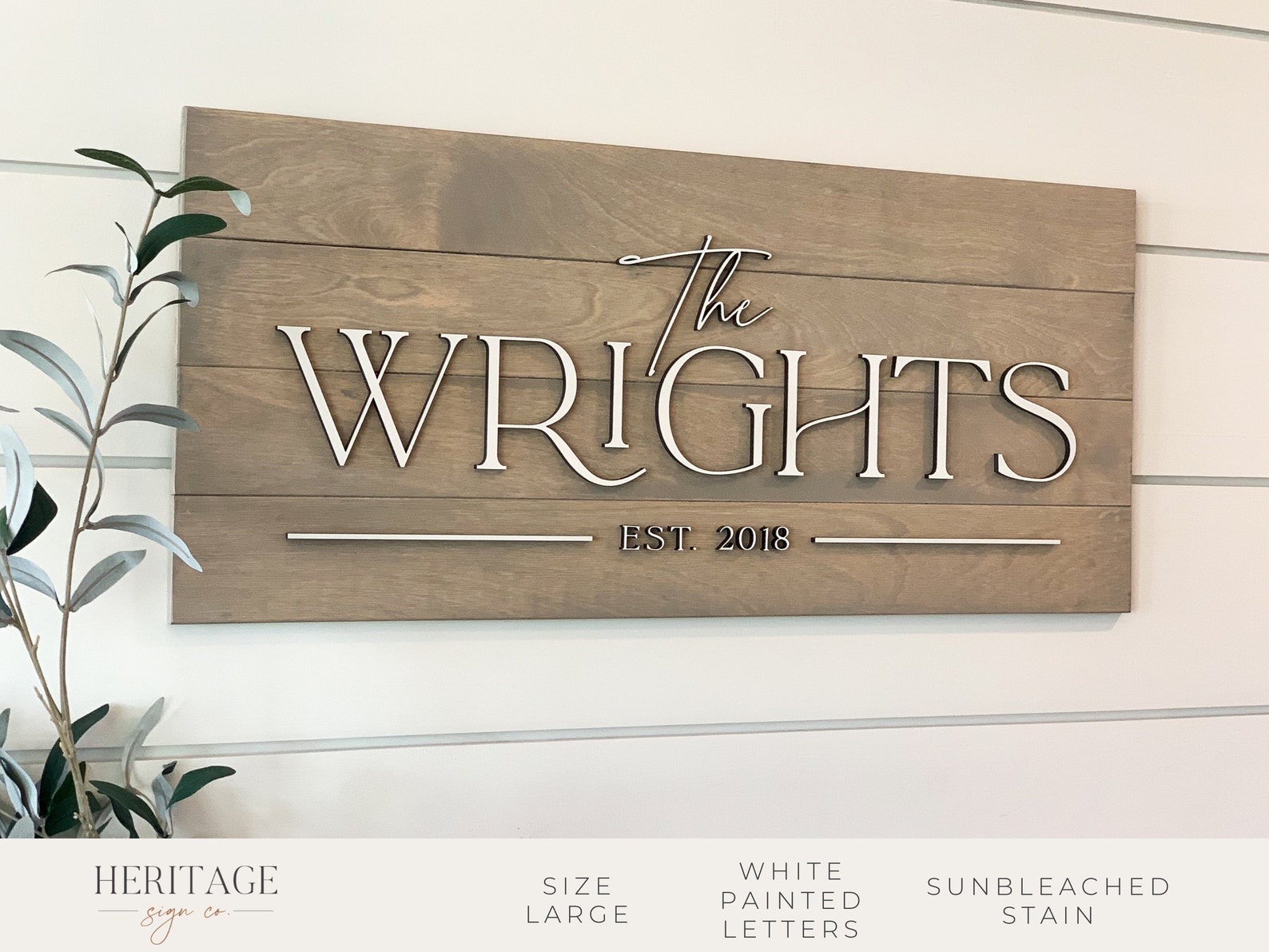 Personalized Wood Family Name Sign, Wedding Gift, Anniversary Gift - Etsy