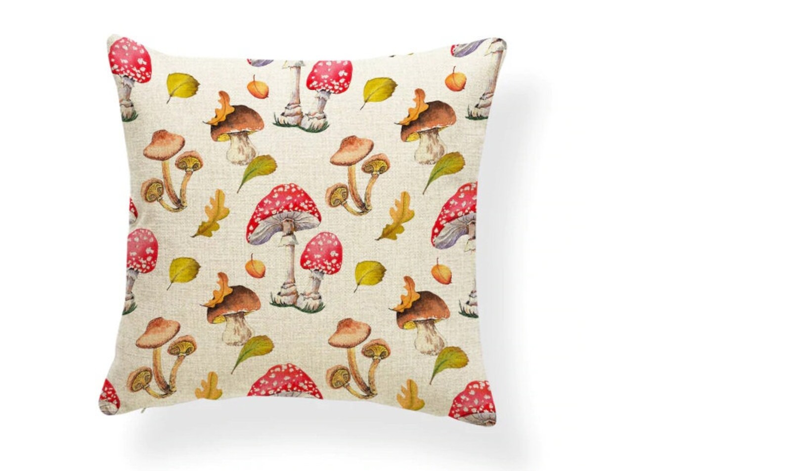 Mushrooms pillows cover Decorative throw pillow covers 18x18 Etsy