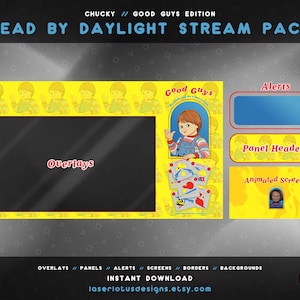 Chucky &quot;Good Guys&quot; Stream Overlay Package (Dead By Daylight)