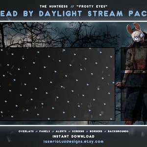 Dead By Daylight // The Huntress – Stream Overlay Package (Frosty Eyes Edition)