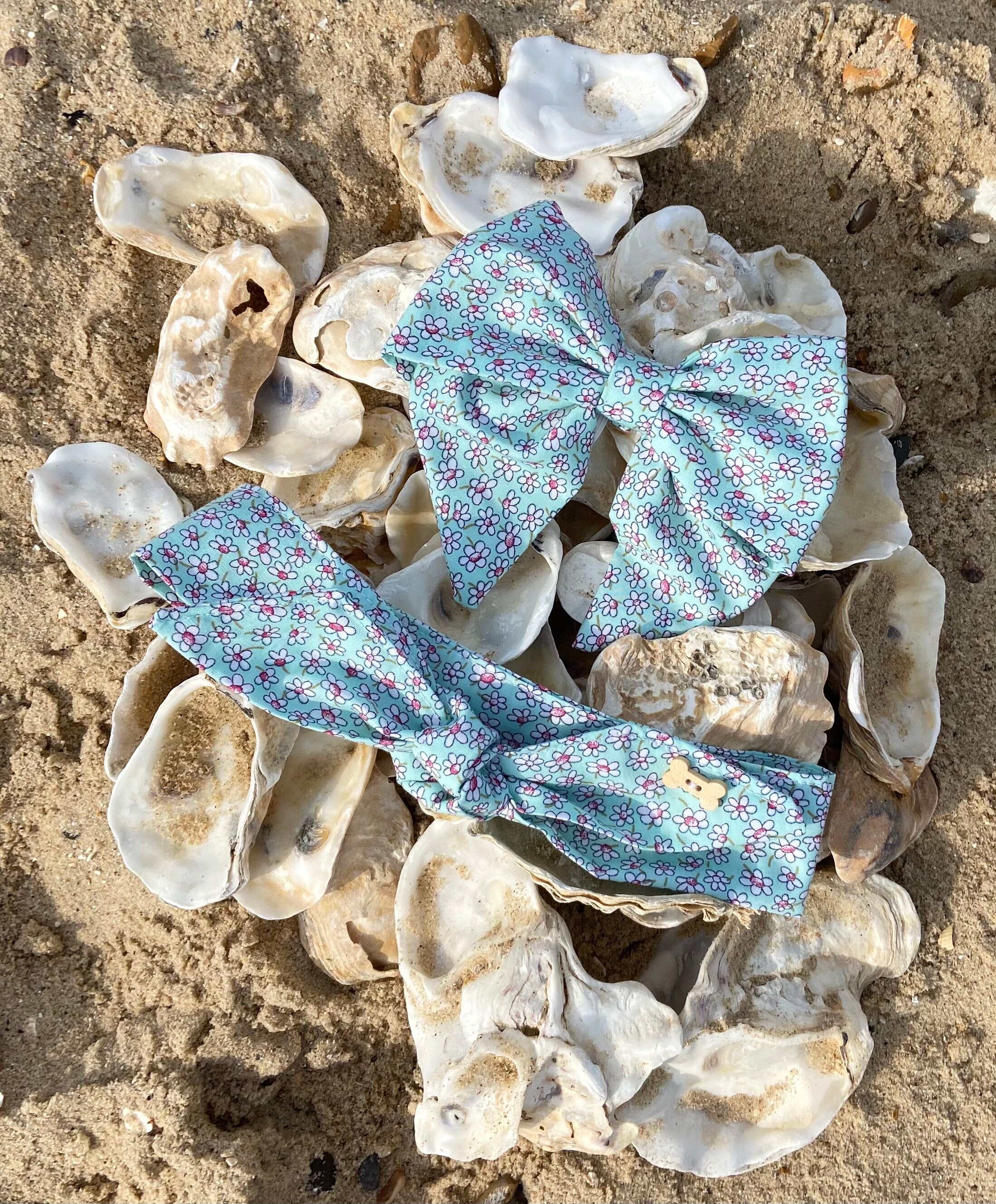 Dog Sailor Bow Dog Collar Bow Multiple Patterns Available Etsy