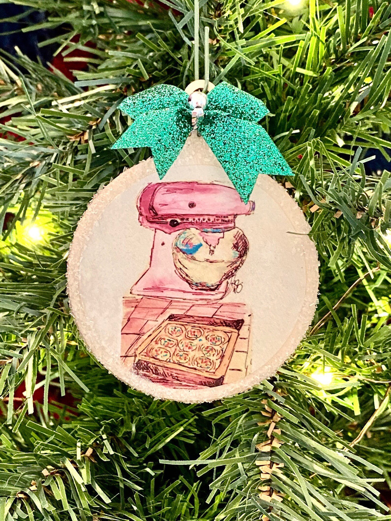 Pink Mixer Ornament Etsy