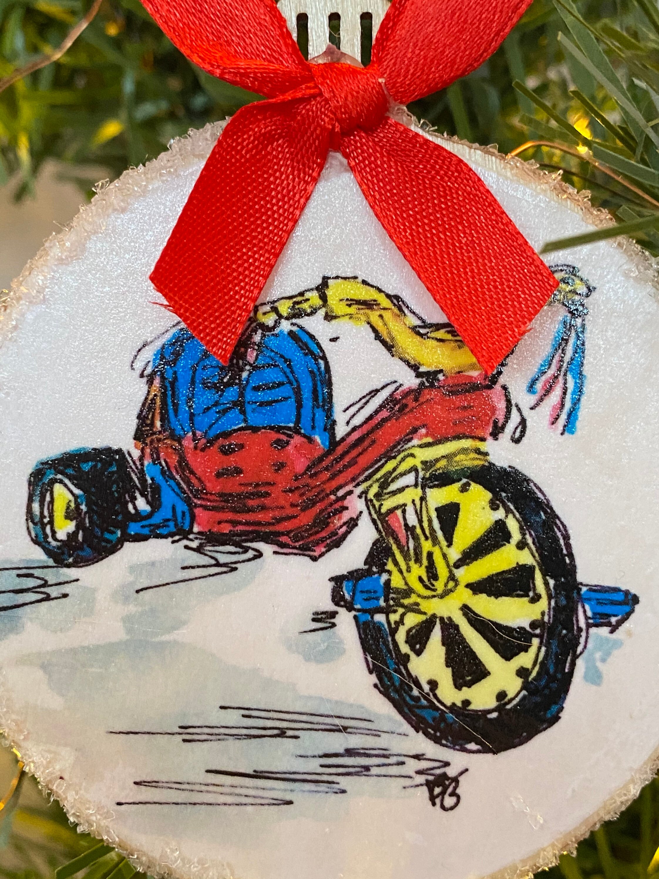 Big Wheel Ornament Etsy