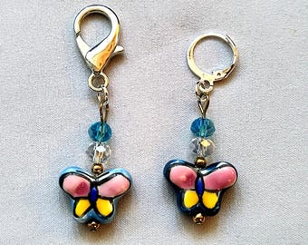 Butterfly - Set of 2 Beaded Stitch Markers