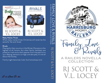 Signed paperback of Family, Love & Rivals (Containing two Railers Novellas)