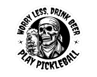 Pegatinas divertidas de Pickleball