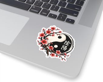 Yin Yang Sticker | Kiss-Cut Vinyl Sticker