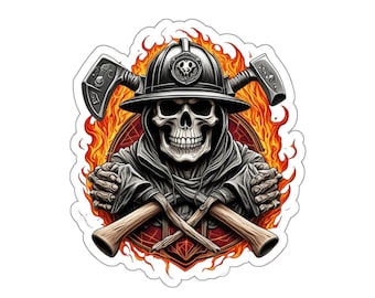 Pegatina de bombero