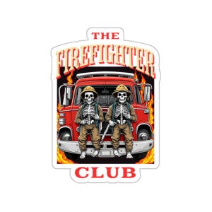 Firefighter Club Stickers