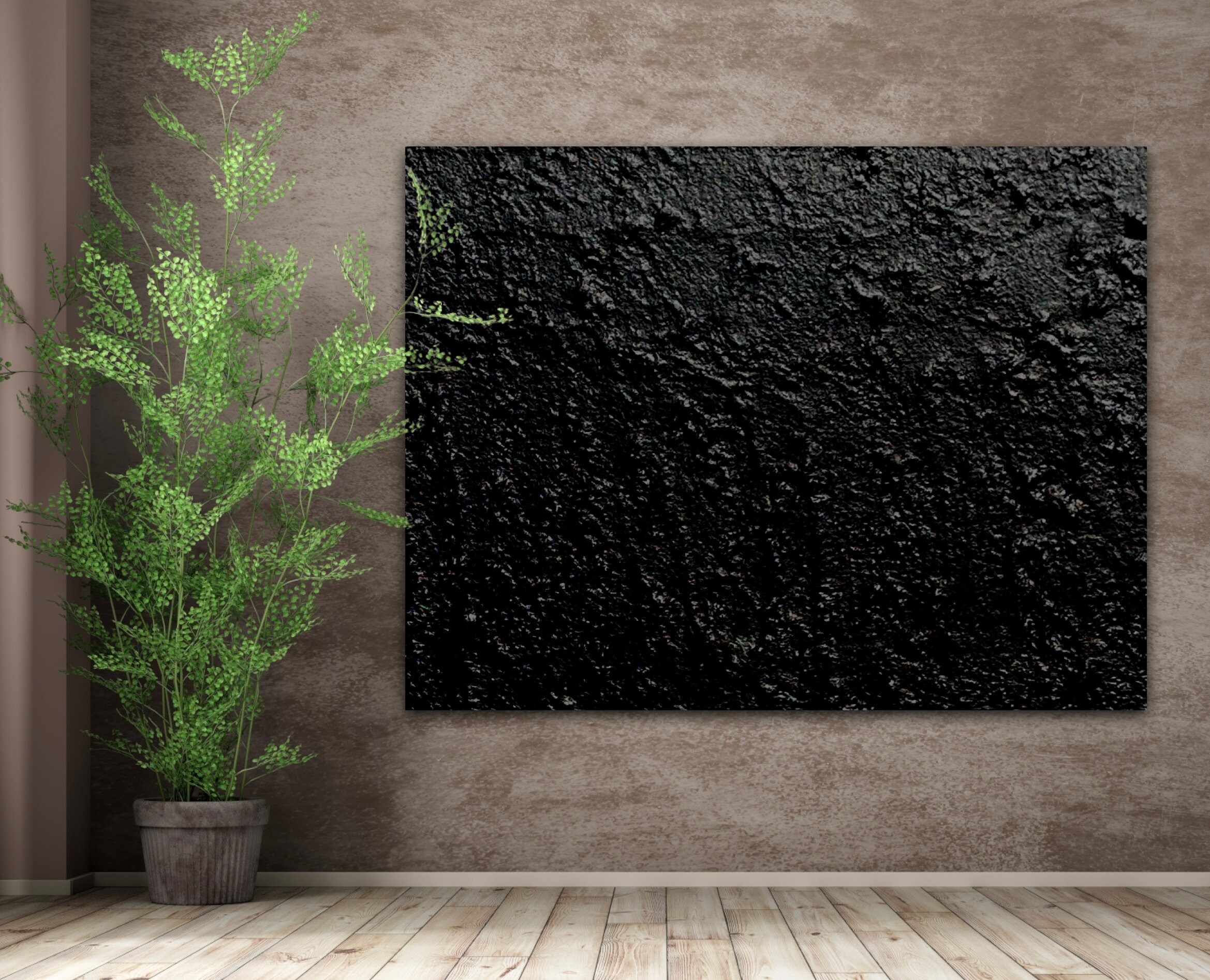Black Wall Art Black Wall Decor Black Abstract Art Black 3D - Etsy