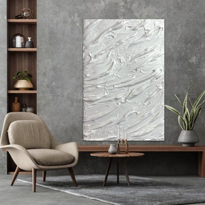 Minimalist furniture, Wabi sabi decor, Plaster wall art,Minimalist wall art,Sculptural wall art,Palette knife painting,Textured wall art