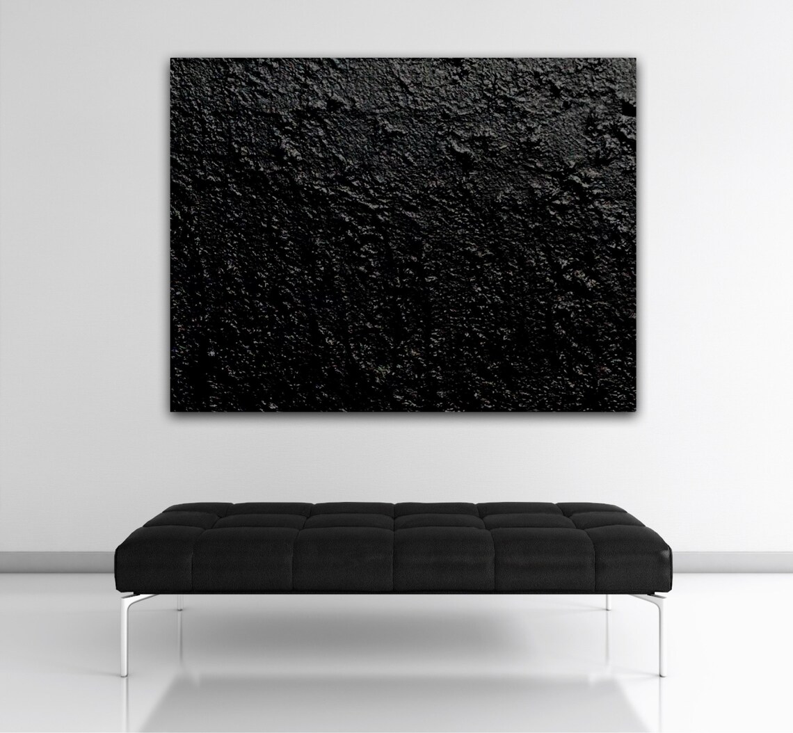 Black Wall Art Black Wall Decor Black Abstract Art Black 3D - Etsy