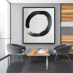 Wabi sabi art, Wabi sabi furniture, Wabi sabi wall art, Wabi sabi decor,Minimalist wall art,Black and white art,Asian furniture,Japanese art image 3