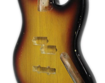 Relic Jazz bass body by true tone relic  , P J  Sunburst