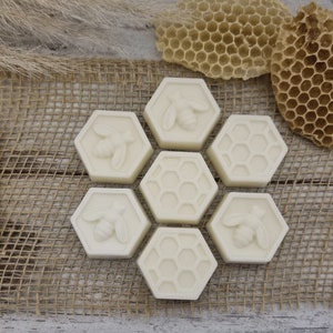 Naturseife Honigseife Minzseife Bienenseife Honiglavendelseife Vitamin E Bienenwachs Kinderseife Gastgeschenk Taufe Diy Bild 8