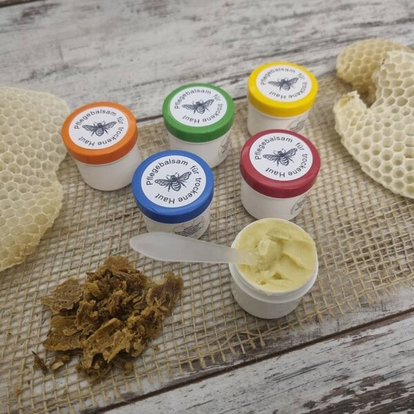 Pflegebalsam | Pflegecreme | Hautpflege | Honig  Handcreme | Bienenwachs | Natürlich | Diy