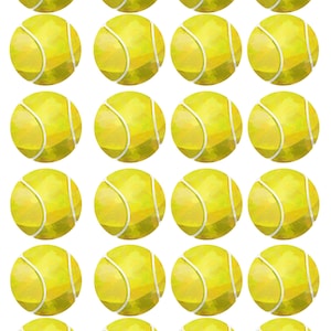 Muffinaufleger Tennis - 24 Stück zum Selbstausschneiden