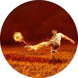 Tortenaufleger Fußballspieler
