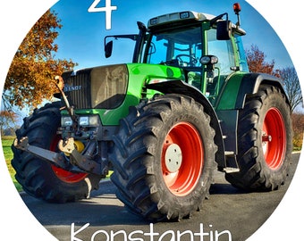 Tortenaufleger Traktor